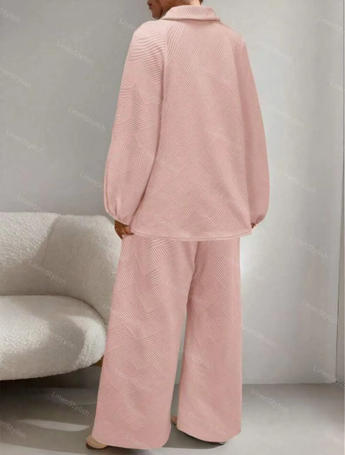 Solid Color Casual Drawstring Sport Set