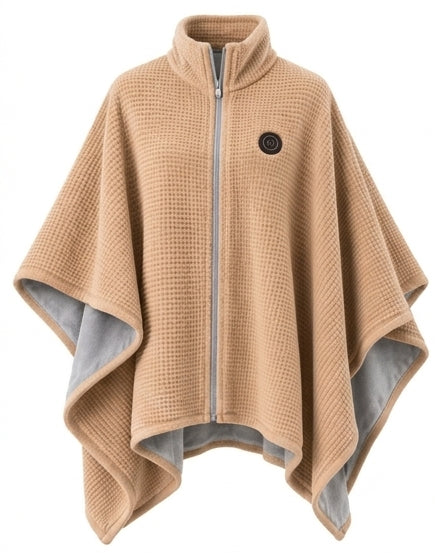 🔥Black Friday Deal｜Washable Fleece USB Heated Wrap Poncho