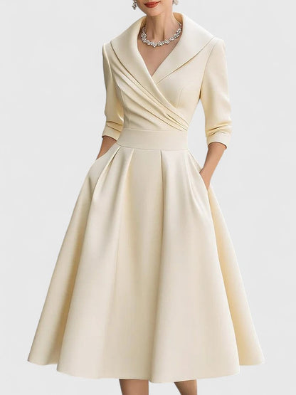 Zyrah - Elegant Midi Dress