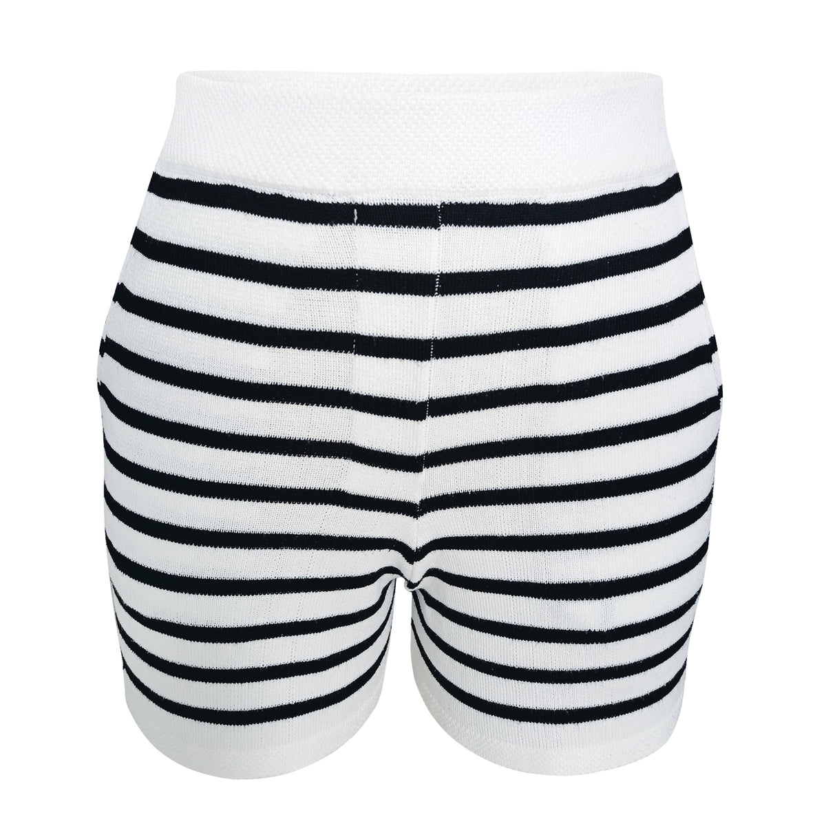 Fashion Casual Striped Crewneck Knit Sweater