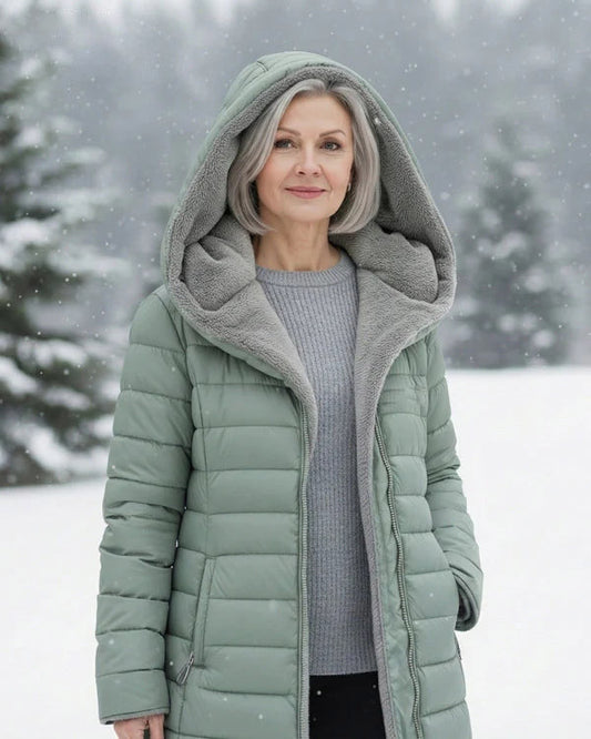 🔥 [WINTER-RÄUMUNGSVERKAUF] Damen-Steppjacke mit kuscheligem Fleecefutter