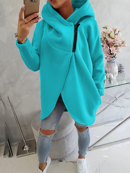 🌷Brielle - Stylish oversized warm zipper hoodie jacket