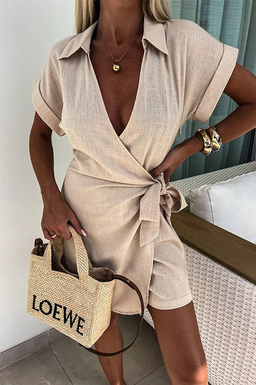 Hera - Elegant Wrap Jumpsuit