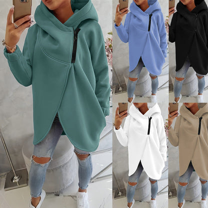 🌷Brielle - Stylish oversized warm zipper hoodie jacket