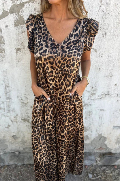 Savannah - Leopard Print Jumpsuit