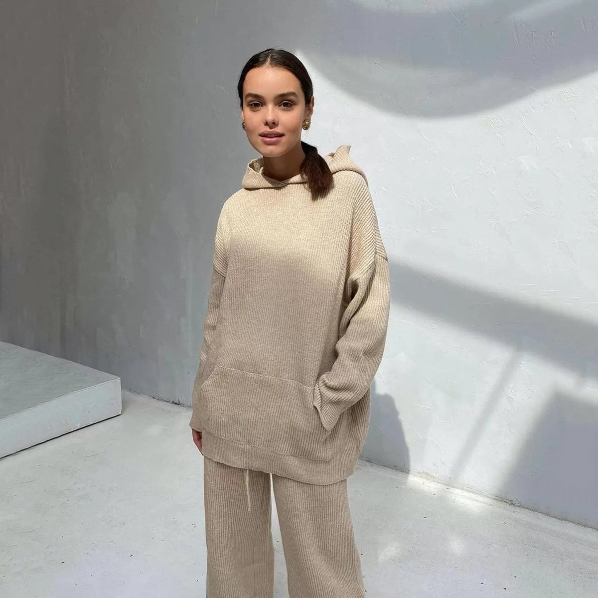 Stylish Sportswear hooded casual Sweater suits