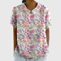 White Floral Print