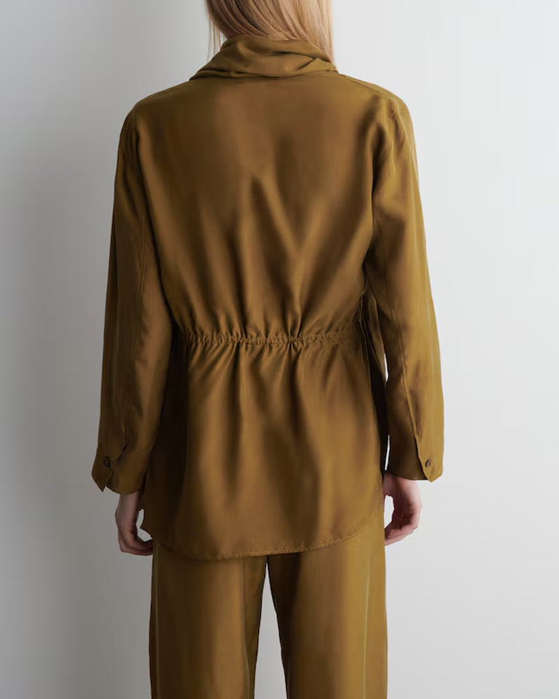 Fashionable Commuter Shirt & Pants Two-Piece Set