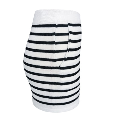 Fashion Casual Striped Crewneck Knit Sweater
