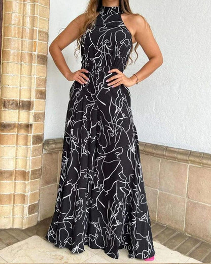 Edralyn - Modern Abstract Jumpsuit