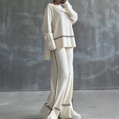 Stylish Casual Loose Top & Pants Two Piece Set