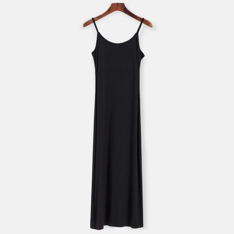 Holiday Style Knitted Hollowed-Out Dress & Vest Set