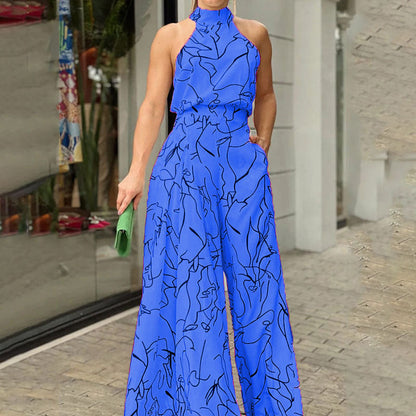 Edralyn - Modern Abstract Jumpsuit