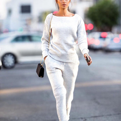 New Casual Round Neck Sports Set