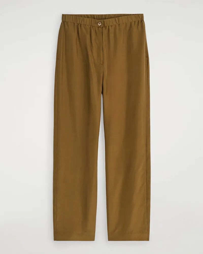 Fashionable Commuter Shirt & Pants Two-Piece Set