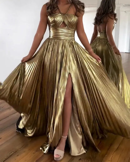 Elegant Neck Party Dress