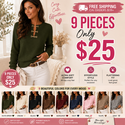 Women's Fall Lightweight Sweater Business Casual Tops