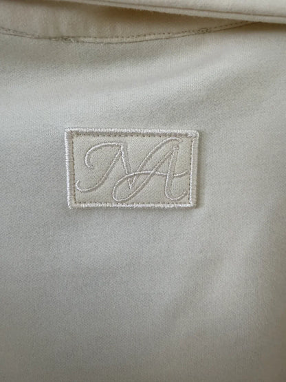 MONACO - Luxury Zip Up Co-Ord (Cream)