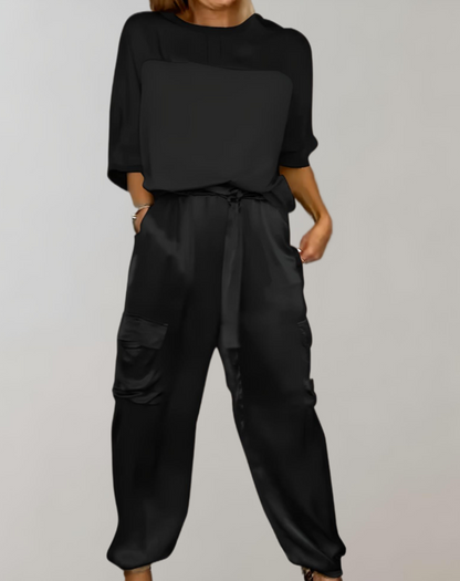 Finley - Silky Cargo Lounge Set