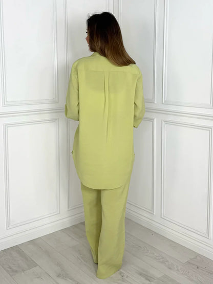 AMALFI - Blouse (Lime)