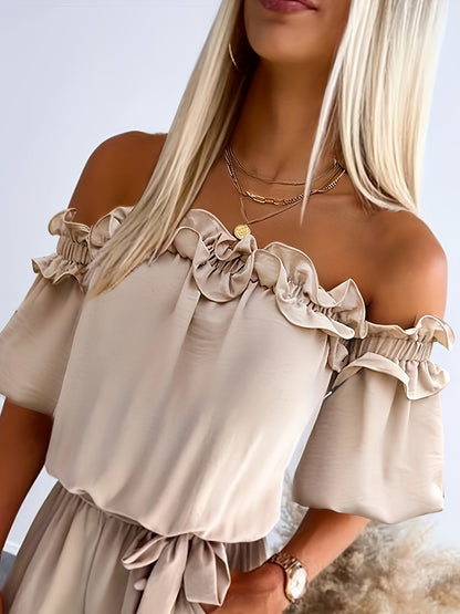 Liana - Chic Off-Shoulder Jumpsuit