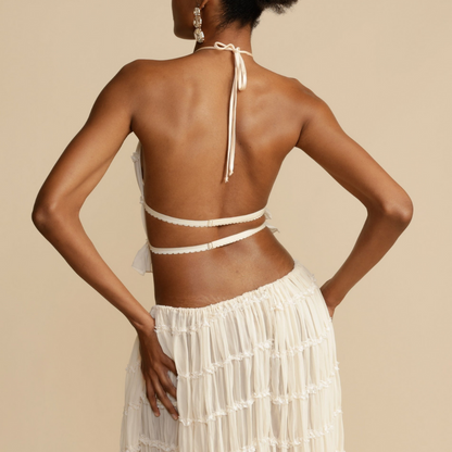 WENDY -  Halter Top and Skirt Set