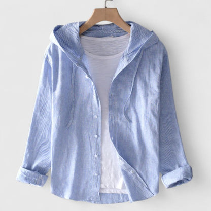 Demi | Elegant Hooded Blouse