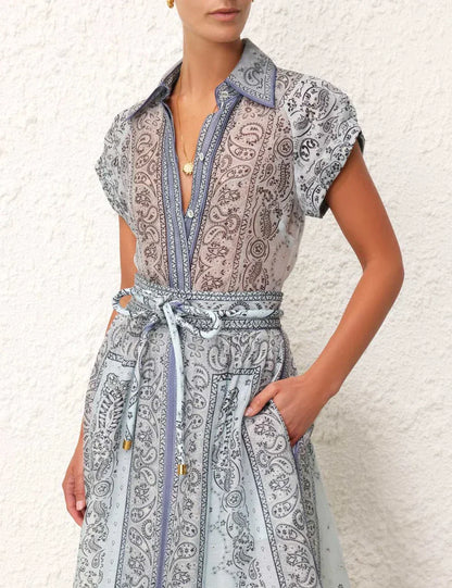 Adele - Boho Print Two-Piece Set
