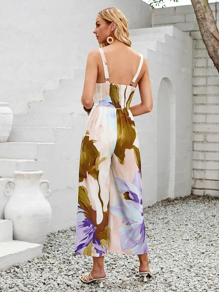 Selena - Floral Jumpsuit