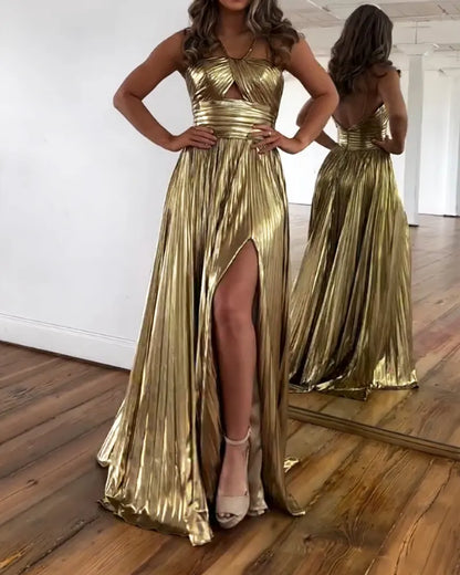 Elegant Neck Party Dress