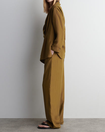 Fashionable Commuter Shirt & Pants Two-Piece Set