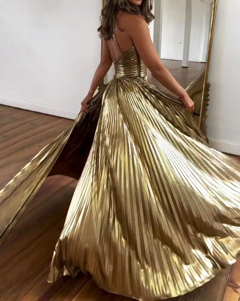 Elegant Neck Party Dress