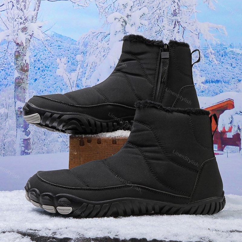 Winter Waterproof Cotton Boots Plus Velvet Padded Snow Boots