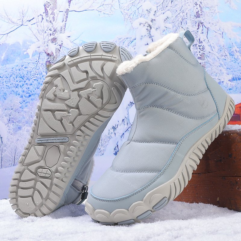 Winter Waterproof Cotton Boots Plus Velvet Padded Snow Boots