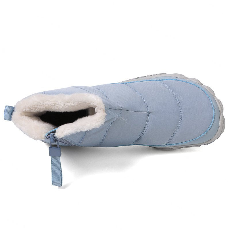 Winter Waterproof Cotton Boots Plus Velvet Padded Snow Boots