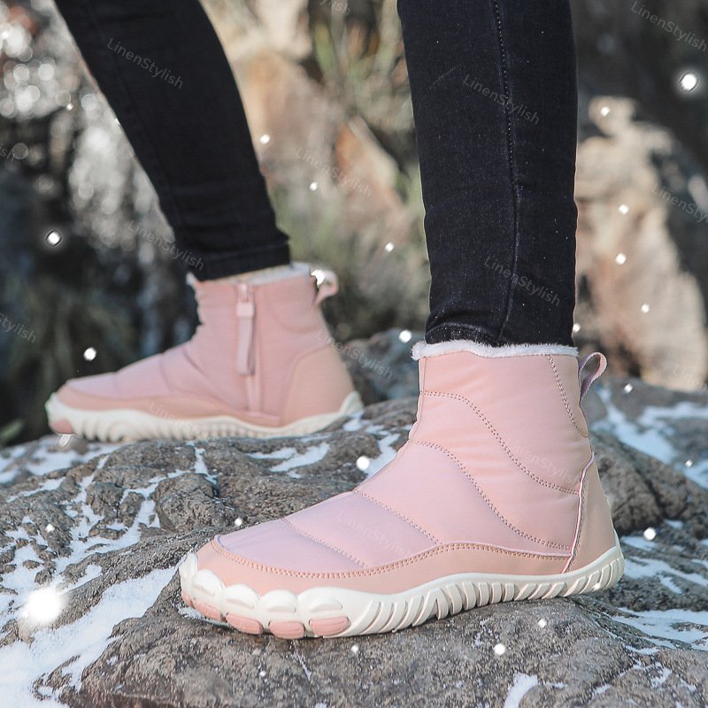 Winter Waterproof Cotton Boots Plus Velvet Padded Snow Boots
