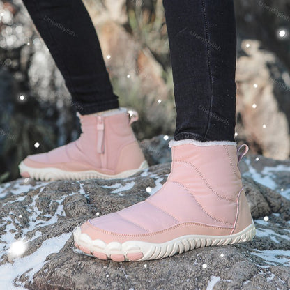 Winter Waterproof Cotton Boots Plus Velvet Padded Snow Boots