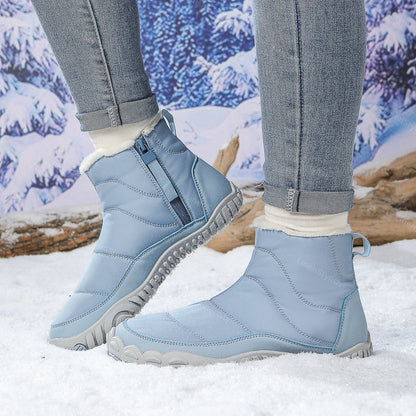 Winter Waterproof Cotton Boots Plus Velvet Padded Snow Boots