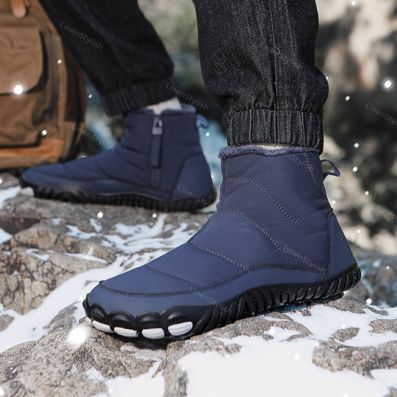 Winter Waterproof Cotton Boots Plus Velvet Padded Snow Boots