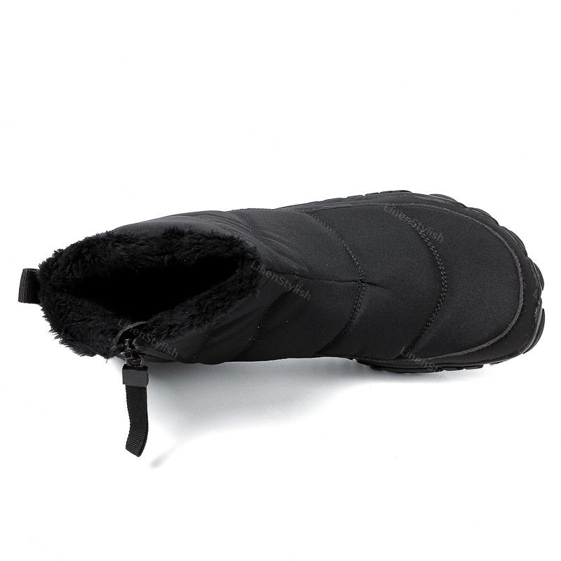 Winter Waterproof Cotton Boots Plus Velvet Padded Snow Boots