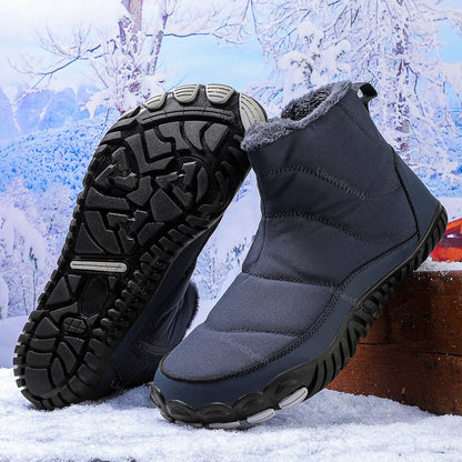 Winter Waterproof Cotton Boots Plus Velvet Padded Snow Boots