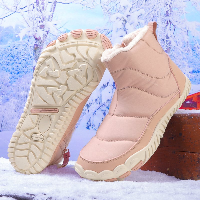 Winter Waterproof Cotton Boots Plus Velvet Padded Snow Boots
