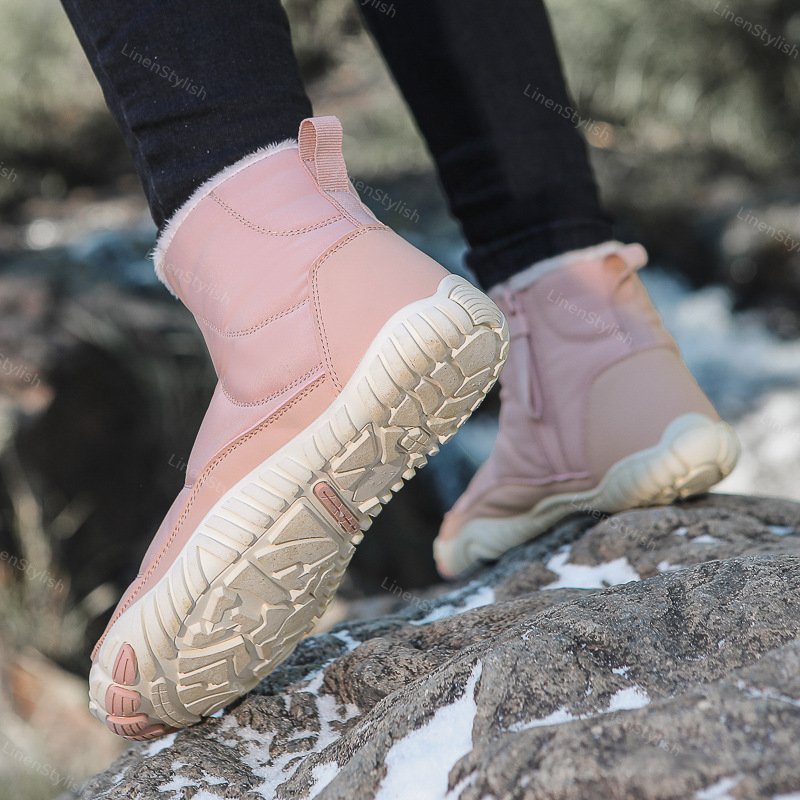 Winter Waterproof Cotton Boots Plus Velvet Padded Snow Boots