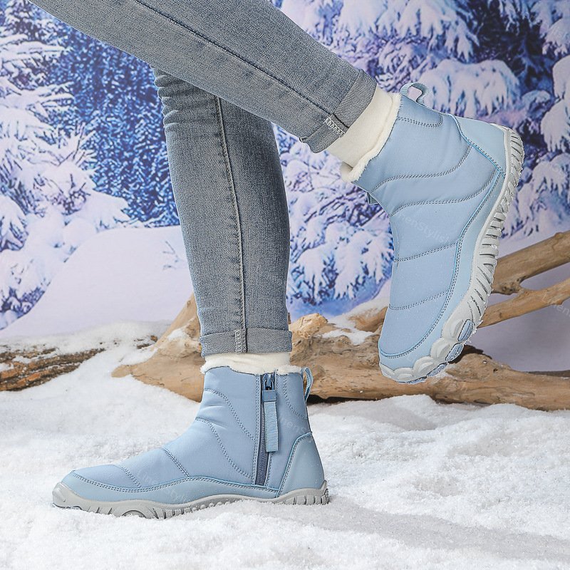 Winter Waterproof Cotton Boots Plus Velvet Padded Snow Boots