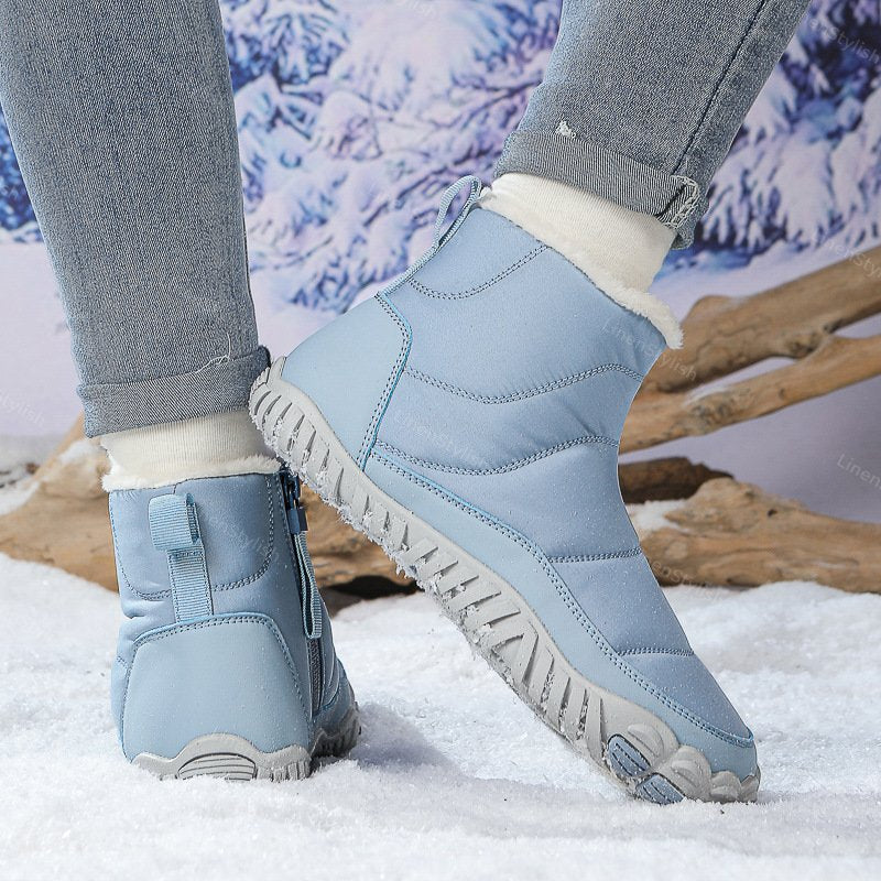 Winter Waterproof Cotton Boots Plus Velvet Padded Snow Boots
