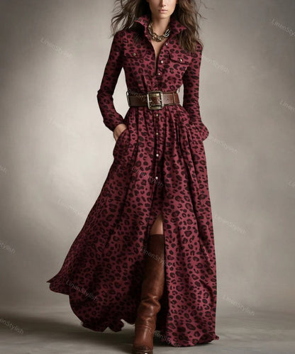 Vintage Plaid Irregular Dress