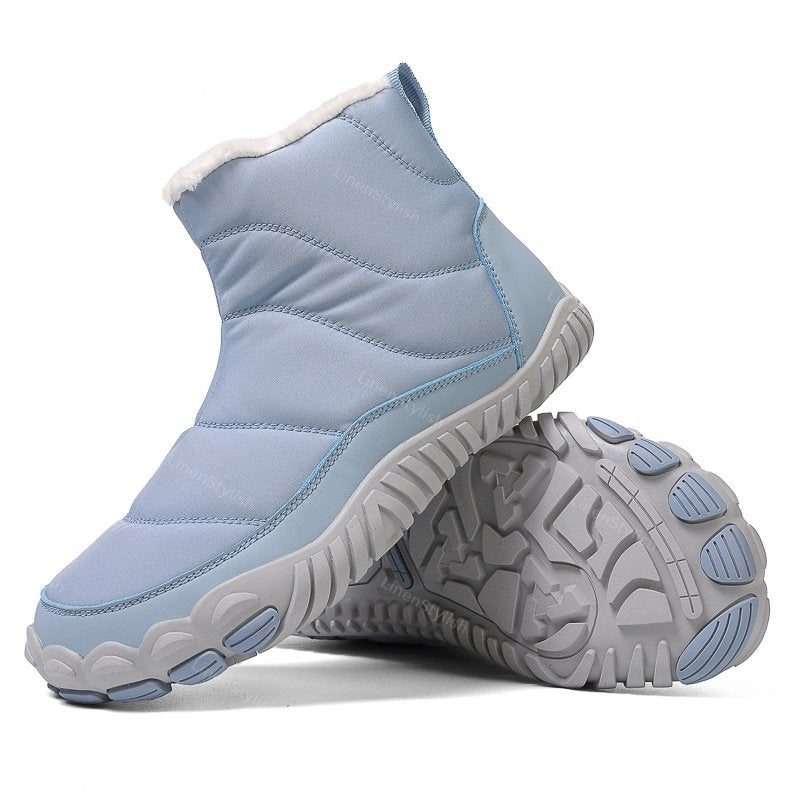 Winter Waterproof Cotton Boots Plus Velvet Padded Snow Boots